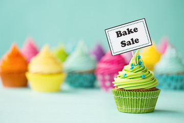 Sticker - Bake sale cupcake