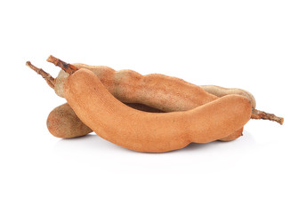 Wall Mural - Sweet tamarind on a white background