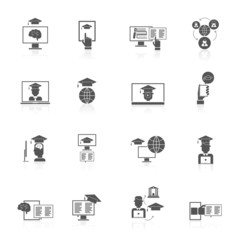 Sticker - Online Education Icons