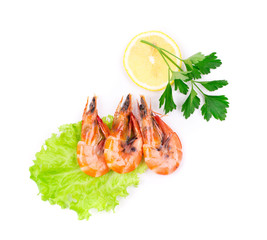 Poster - Shrimps with lemon