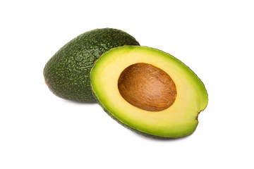 Wall Mural - Avocado isolated on a white background