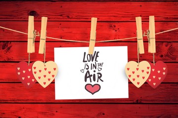 Poster - Composite image of love is in the air