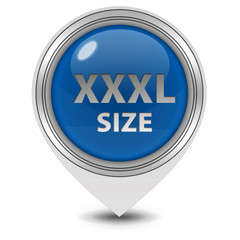 Canvas Print - XXXL size pointer icon on white background