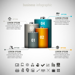 Wall Mural - Business Infographic