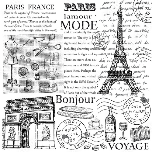 Plakat na zamówienie Paris Eiffel Tower