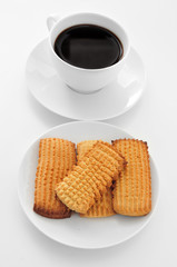 Poster - coffee and biscuits