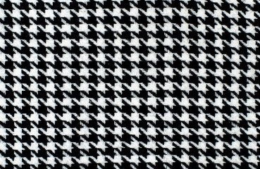 black and white houndstooth pattern. dogstooth check design.