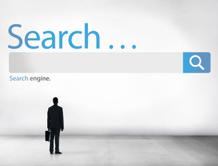Wall Mural - search seo online internet browsing web concept