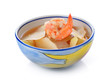 Spicy and Sour Soup with Shrimp and papaya