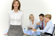 © potstock - Businesswoman and staff