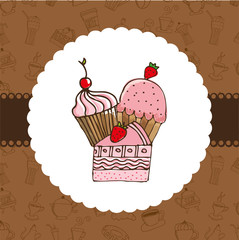 Sticker - delicious dessert