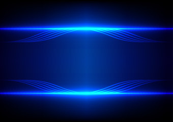 abstract line blue light effect background