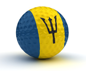 Wall Mural - Barbadian Golf Ball