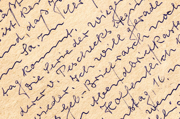 Fragment of an old handwritten letter, written in German.