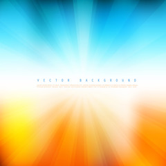 Wall Mural - vector summer time background.