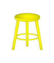 Žlutá stolice | Veřejně dostupné vektory