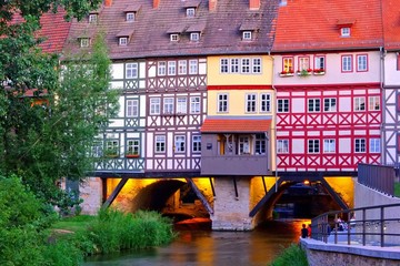 Wall Mural - Erfurt Krämerbrücke - Erfurt Kraemerbruecke 18