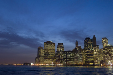 Wall Mural - Manhattan sunset