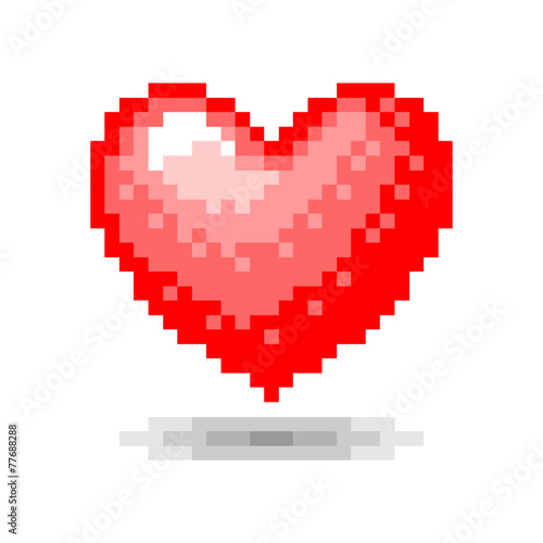 Heart pixel concept