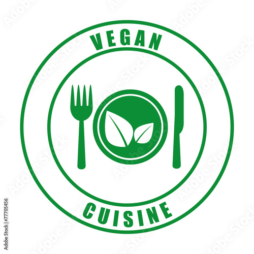 Plakat na zamówienie vegan menu