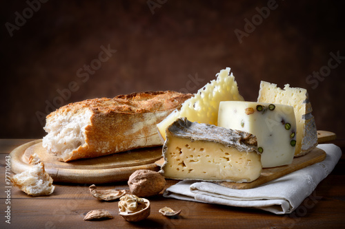 Various cheese Canvas Print
