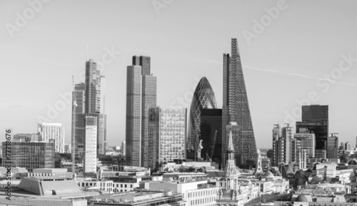 Fototapeta na wymiar Beautiful London skyline