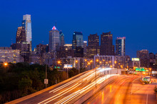 Philadelphia Skyline By Night - Pennsylvania - USA