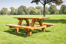 Picnic Table In The Park