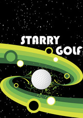 Wall Mural - Starry golf