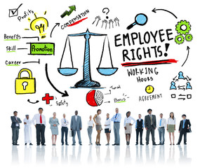 Wall Mural - Employee Rights Employment Equality Job Business People Concept