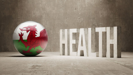 Poster - Wales. Health  Concept.