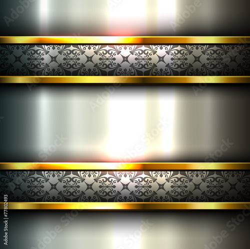 Abstract background metallic