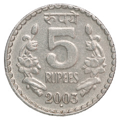 Sticker - Indian rupees coin