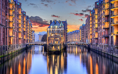 Canvas Print - Speicherstadt