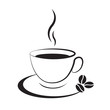 hot coffee cup icon
