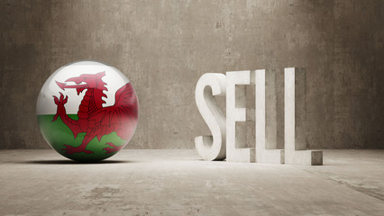 Wall Mural - Wales. Sell Concept.