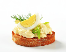 Toasted Bread And Egg Spread