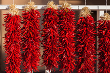 Red, Ristra Hanging Peppers