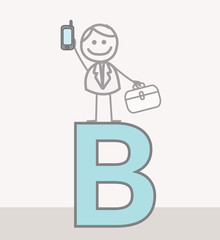 B for businessman