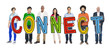 © Rawpixel.com - Multiethnic Group People Holding Letter Connect Concept