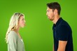 © WavebreakMediaMicro - Composite image of childish couple having an argument