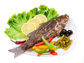 Poster - Grilled fish