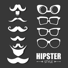 Canvas Print - hipster style