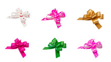 Ribbon Bows - Red, Pink, Blue, Gold - All Colors Collection
