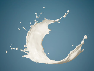 Wall Mural - milk splash