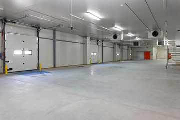 Poster - Warehouse loading interior