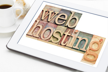 Canvas Print - web hosting concept