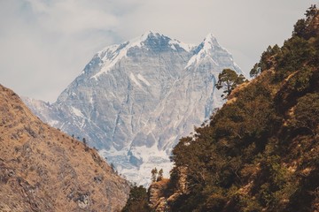 Wall Mural - instagram filter Himalaya mountains