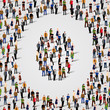 © hobbitfoot - Large group of people in letter O form