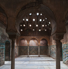 Wall Mural - Comares Baths in the Alhambra of Granada, Spain.